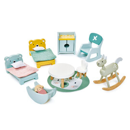Tender Leaf Toys Complete Dolls House Room Furniture Set
