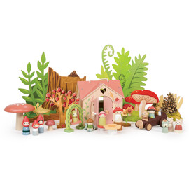 Tender Leaf Toys Merrywood Mushroom Forest Scene - Marketing Display