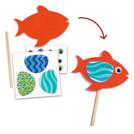 Djeco Collage Crafts - Happy Aquarium Activity