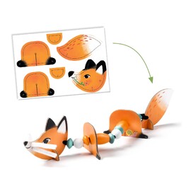 Djeco Threading - Cute Animals Activity