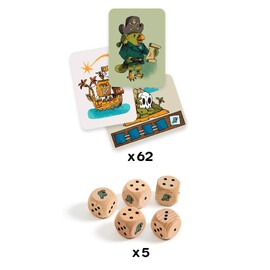 Djeco Pirates'n'Dice Card Game