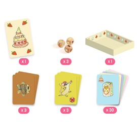 Djeco Sugar Cake Dice Game & Card Game