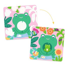 Djeco Magic Colouring Peekaboo! Garden Baby Animals