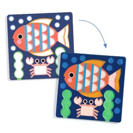 Djeco Air-dry Clay Colouring - Underwater Scenes