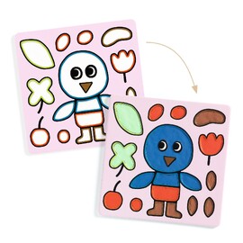 Djeco Air-dry Clay Colouring - Garden Friends