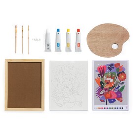 Djeco Atelier 23 - Abstract Canvas Painting Kit