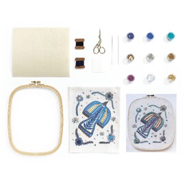 Djeco Atelier 59 – Bird Beadwork Embroidery Kit