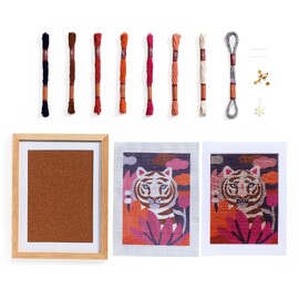 Djeco Atelier 64 – Tiger Needlepoint Kit