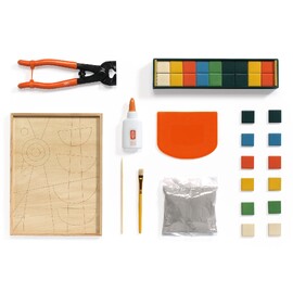 Djeco Atelier 73 – Abstract Bird Mosaic Art Kit