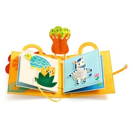 Djeco SoftiBook Lion Felt Activity Book