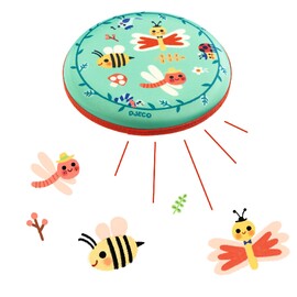 Djeco Flying Bugs Foam Throwing Disc for Kids
