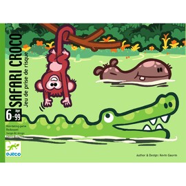 Djeco Safari Croco Risk-taking Card Players