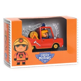 Djeco Little Fire Truck Crazy Motors