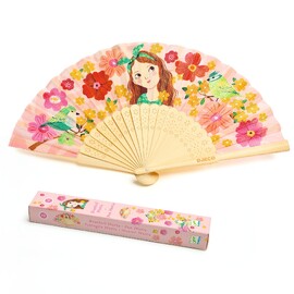 Djeco Lightweight Folding Fan CDU of 9