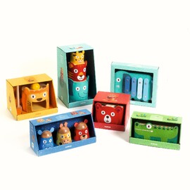 Djeco SoftiTotem Soft Stacking Toy for Toddlers