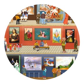 Djeco At the Museum 500 Piece Observation Puzzle