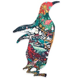 Djeco Penguin 150 Piece Silhouette Jigsaw Puzzle