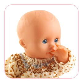 Djeco 32cm Machine Washable Baby Iris Soft Baby Pomea Doll
