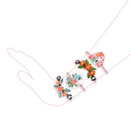 Djeco Do It Yourself Fawn and Bird Shrink Plastic Jewellery Kit