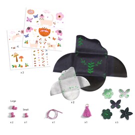 Djeco Do It Yourself Joyful Friends Pouch Craft Kit