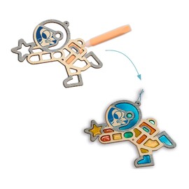Djeco Do It Yourself Cosmic Light Suncatcher Craft Kit