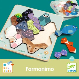 Djeco FormAnimo Animal Geometry Game