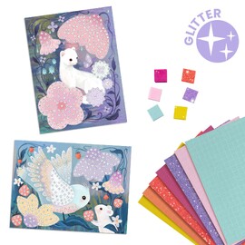Djeco Woodland Foam Mosaic Collage Craft Kit
