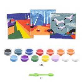 Djeco Inspired by Nicolas De Stael - Clay Painting