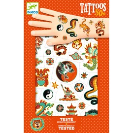 Djeco Martial Spirit Temporary Tattoos