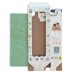 Tikiri Giraffe Rubber Teether Rattle & Bath Toy in Retail Box