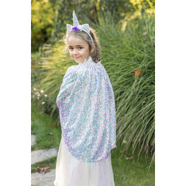 Great Pretenders Unicorn Sparkle Cape & Headband – Size 4–6