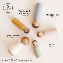 Le Toy Van Dubois Wooden Family Dolls