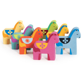 Mentari Rainbow Pony Playset