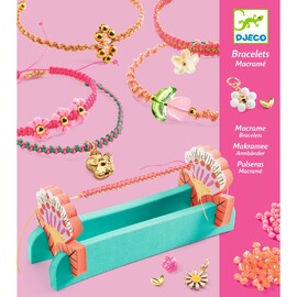 Djeco Pink Macrame Bracelet Making Kit