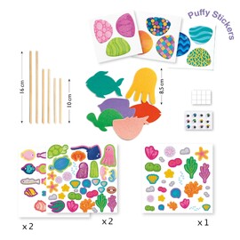 Djeco Collage Crafts - Happy Aquarium Activity