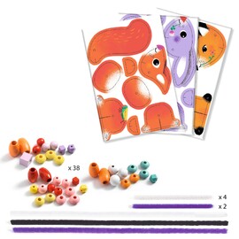Djeco Threading - Cute Animals Activity
