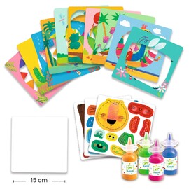 Djeco Finger Painting - Crazy Animals
