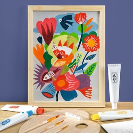 Djeco Atelier 23 - Abstract Canvas Painting Kit