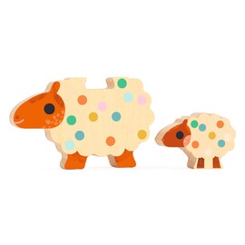 Djeco Puzz and Play Family Wooden Puzzle