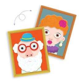 Djeco Inzebox Portraits Magnetic Game