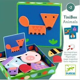 Djeco TiniBox Animals Magnetic Play Set