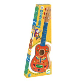 Djeco Small Wooden Guitar with 6 Metal Strings