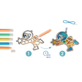 Djeco Do It Yourself Cosmic Light Suncatcher Craft Kit
