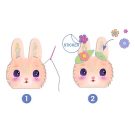 Djeco Do It Yourself Miss Bunny Felt Handbag Sewing Kit