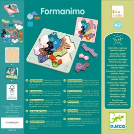 Djeco FormAnimo Animal Geometry Game