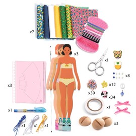 Djeco Fashion by Magali No Sew Fashion Design Craft Kit