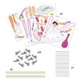 Djeco Colour & Assemble Ballet Dancers