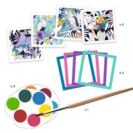 Djeco Jungle Selva Guided Painting Art Kit