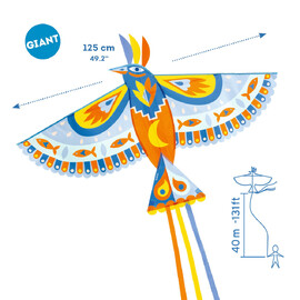  Djeco Maxi Kite 5 Pack - 3 Assorted Designs