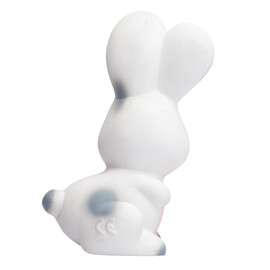 Tikiri Bunny Rubber Teether Rattle & Bath Toy (96814)